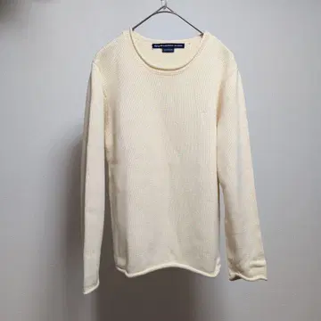 랄프 로렌 스포츠 랄프 로렌 롤넥 롤업 아이보리