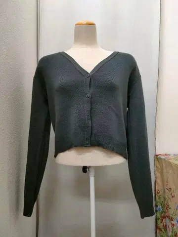 아네스베 그레이 니트 가디건