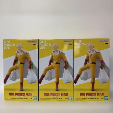 원펀맨 OnePunchLife 사이타마 피규어 ~쇼핑~ 3체 세트