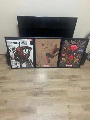 데드풀 포스터 3장 세트