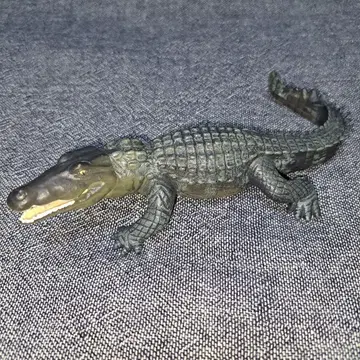 크로커다일 피규어 다크 그린 약 15cm