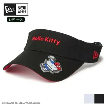 뉴에라 선바이저 헬로키티 골프 바이저 UV컷 콜라보