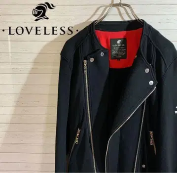 [ LOVELESS ] 러브리스 맨투맨 라이더 자켓