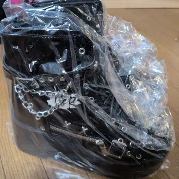 블랙 부츠 사이즈 40 체인 포함