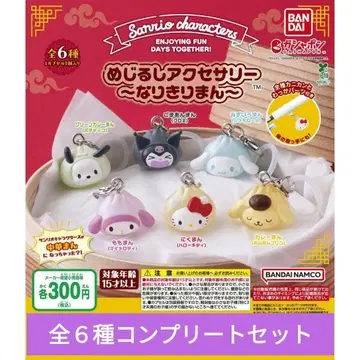 산리오 메지루시 액세서리  전 6종 컴플리트 세트
