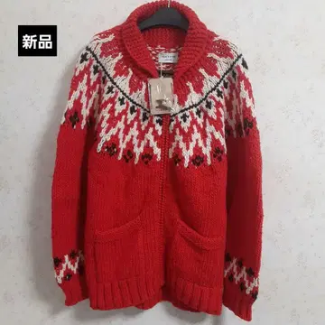 [ 새상품 ] 프릭스스토어 페루제 핸드 니트 카우친 스웨터 울