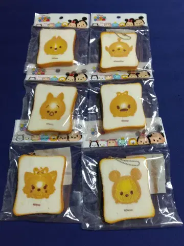 디즈니 썸썸 스퀴즈 6종 세트! 식빵 스퀴즈 새상품 미사용