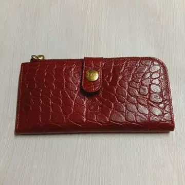 일비종떼 크로커다일 패턴 장지갑