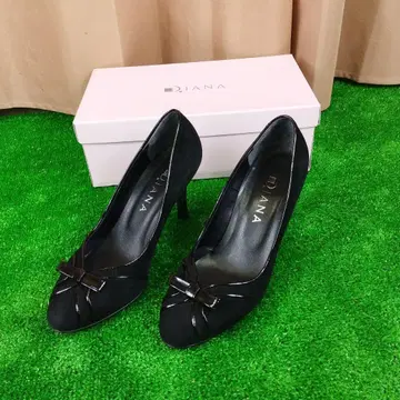 다이애나 펌프스 라운드토 리본 23.0cm