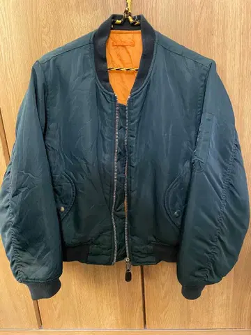 MA-1 플라이트 자켓 네이비 컬러 네이비 블루