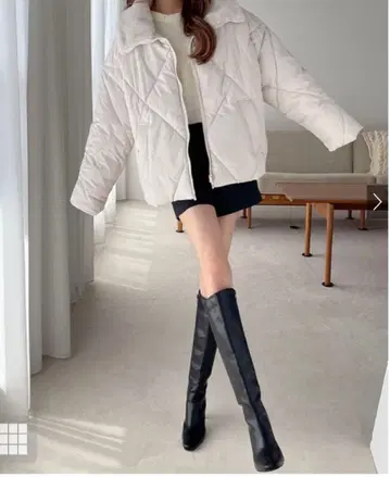 퀼팅 다운 자켓