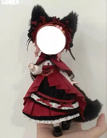 1 COME4FREE 빨간 망토 1/12 사이즈 아웃핏 인형 의류