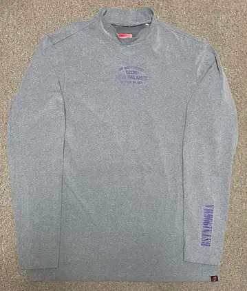 뉴발란스 골프 스트레치 소재 모크넥 셔츠