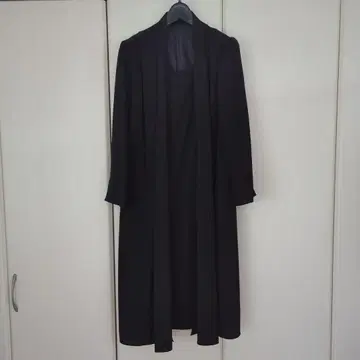 블랙 롱 기장 원피스 수트