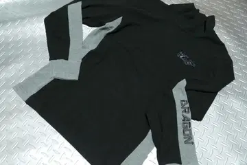 가을/겨울 댄스 위드 드래곤 기모 모크넥 셔츠 2/BK/GY