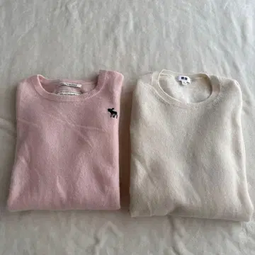 [ 세트 ] 캐시미어 스웨터 크루넥 캐시미어