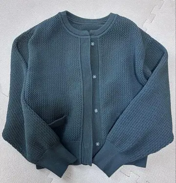 비어즐리 로우 게이지 카노코 니트 가디건