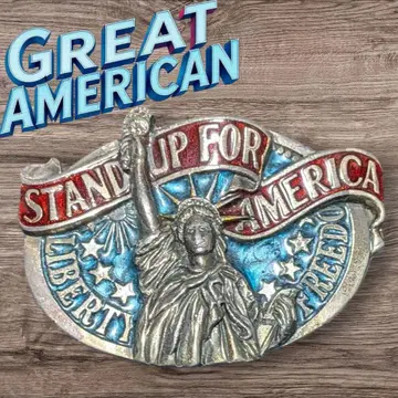 GREATAMERICAN 자유의 여신 벨트 버클만 1984년제