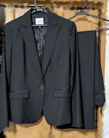 INDIVI 여성용 수트 셋업 블랙