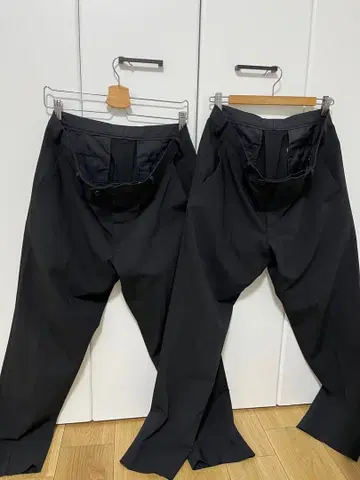 UNIQLO 감동 팬츠 블랙 슬랙스 허리 88cm, 길이 76cm