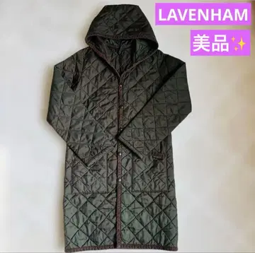 라벤햄 LAVENHAM 퀼팅 코트 후드 부착 36