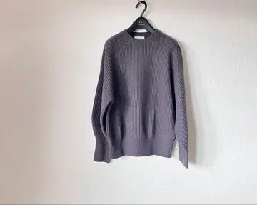 Mila Owen 리브 크루넥 울 니트 풀오버