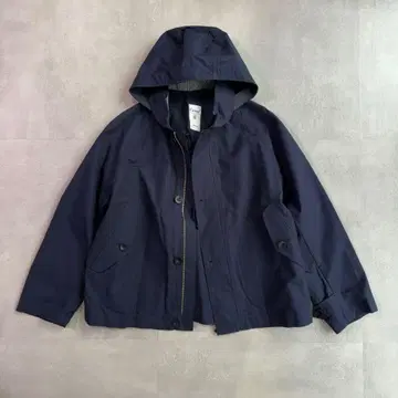 ORCIVAL 오르치발 풀 집업 마운틴 후드티 네이비