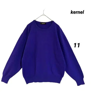 깔끔한 kernel 캐시미어 100% 니트 11호 바이올렛 블루