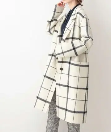 IENA 에어리 울 리버 체스터 코트