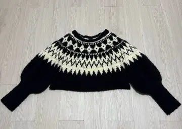 MIMI 노르딕 무늬 스웨터 니트