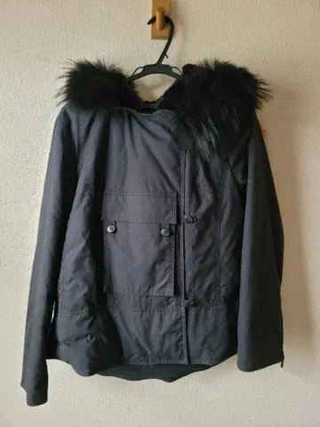 캐논 크리에이션 CS 블랙 다운 자켓 퍼 포함