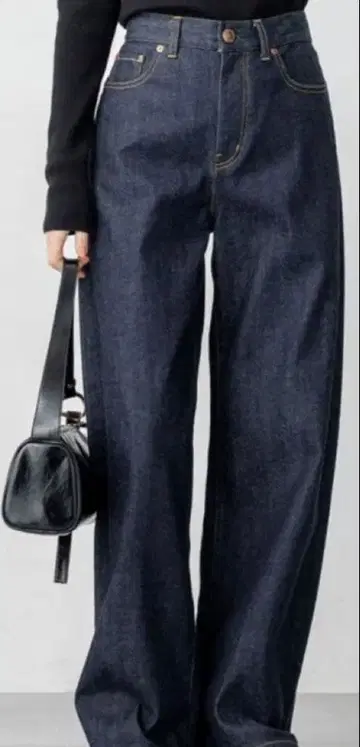 23구 스트레치 와이드 데님 팬츠