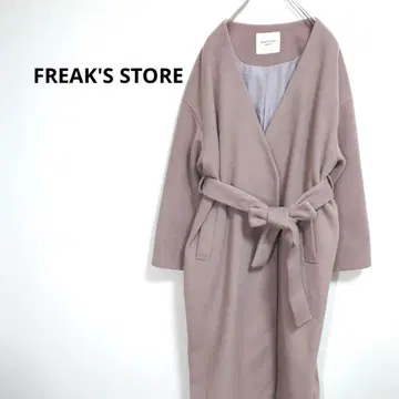 프릭스스토어 [ M ] 가운 코트 아우터 롱 리본