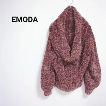 에모다 [ F ] 스웨터 니트 무지 스트레치 캐주얼 폴리에스테르 100%