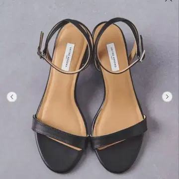 UNITED ARROWS 앵클 벨트 청키 샌들 24.5cm