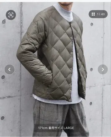 [ SHIPS any 별주 ] TAION 리버서블 나일론 이너 다운