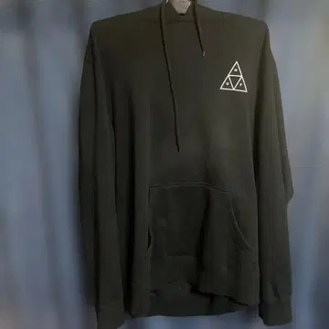 HUF 트라이앵글 후드티 블랙 사이즈 L 블랙