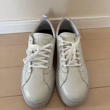 프리미어 세븐 화이트 가죽 스니커즈 77