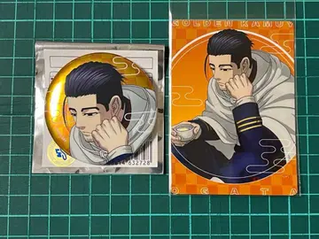 골든 카무이 E-DINER 캔뱃지 비주얼 카드 오가타 햐쿠노스케