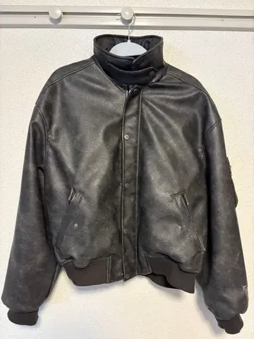 ZARA 블랙 가죽 아우터