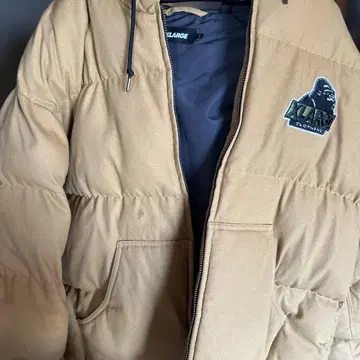 XLARGE 베이지 다운 자켓 M