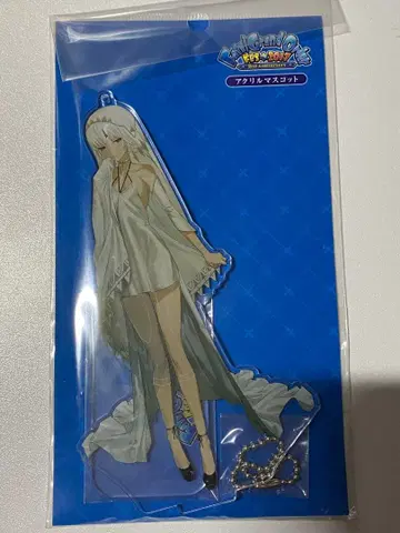 캐릭터 아크릴 스탠드 화이트 약 15cm