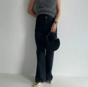 Demi-Luxe BEAMS woadblue 별주 데님 블랙