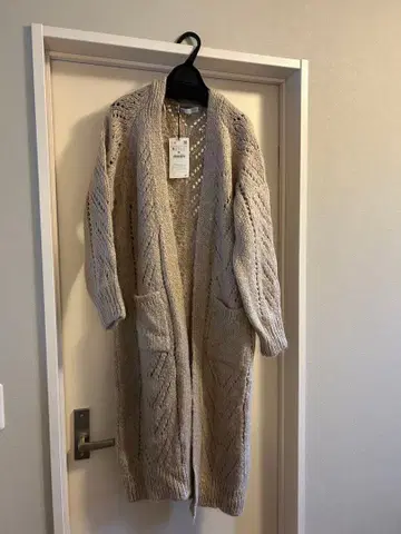 새상품 ZARA 울 니트 롱 가디건