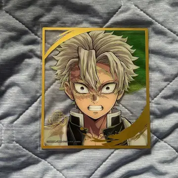 귀멸의 칼날 기둥전 랜덤 미니 클리어 색지 시나즈가와 사네미