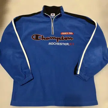 Champion 파랑 트레이닝복 하프 지퍼