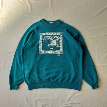 구제 의류 Hanes 맨투맨 래글런 슬리브 90s 미국제 카피라이트