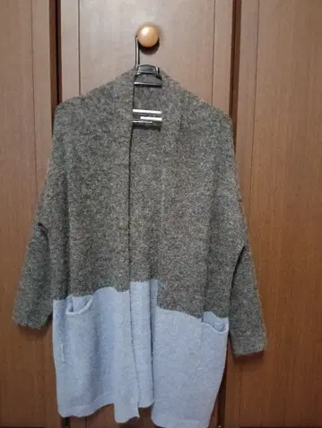 Urban Research 바이컬러 가디건