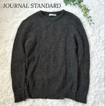 저널 스탠다드 알파카 샤기 니트