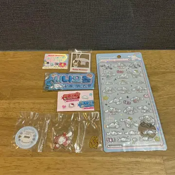 시나모롤 모자 꽁지 드롭 씰 외 4종 세트